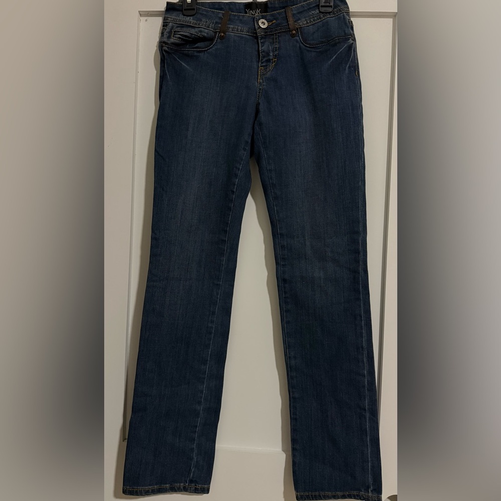 Vintage Y2K Yanuk Premium Denim - Double Pocket w/ Leather Trim - Style WYK-072B